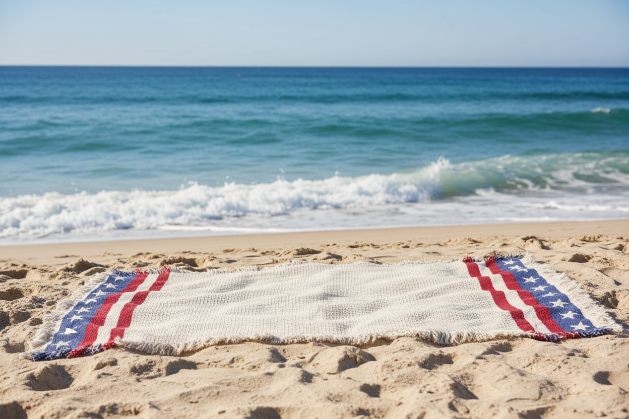 Americana 2-Layer Tapestry Throw