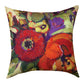 Floral Workshop Poppys Pillow 18" Indoor/Outdoor