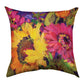 Floral Workshop Sunflowers Pillow 18" Indoor/Outdoor