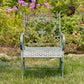 Gaia Iron Garden Armchair in Verdi Green