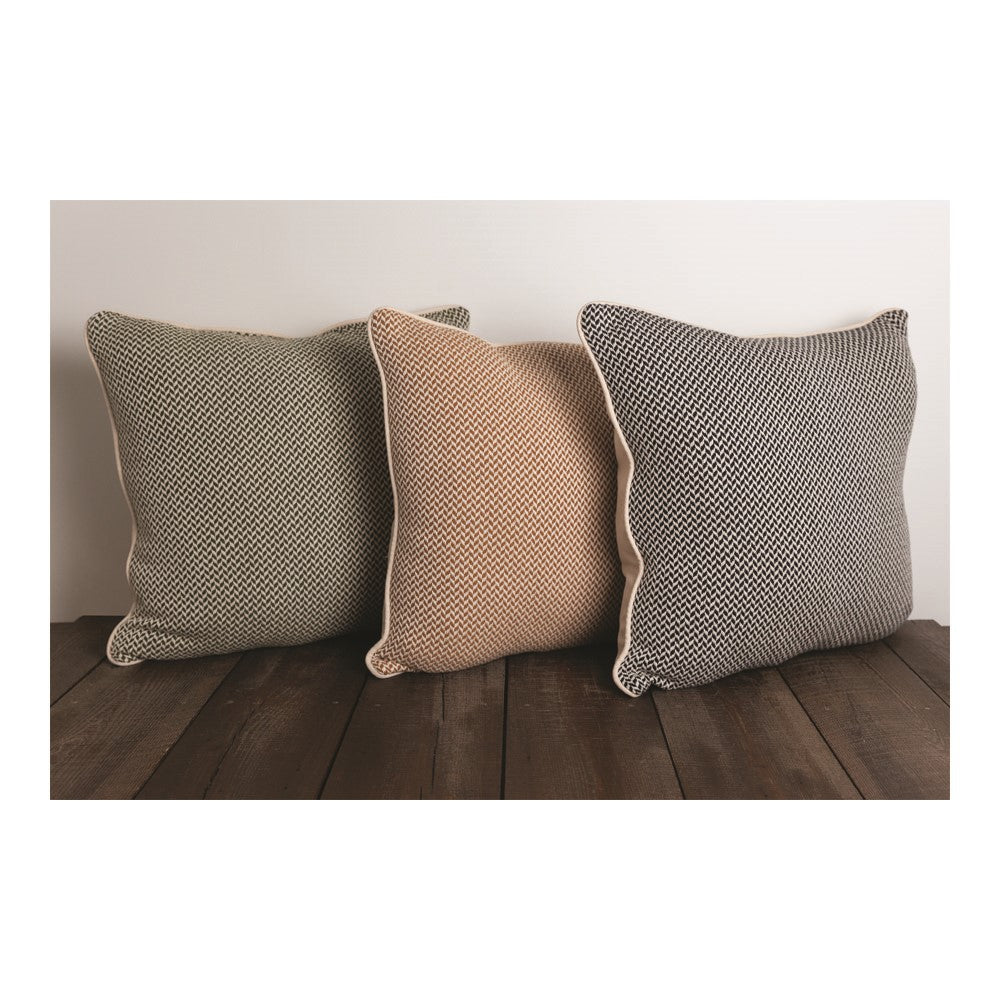 Dashing Texture Bronze Pillow 21x21 Woven Pillow