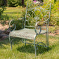 Gaia Iron Garden Armchair in Verdi Green