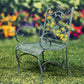 Gaia Iron Garden Armchair in Verdi Green