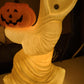 Vintage 1960's Blow Mold Ghost with Jack o Lantern- General Foam Plastics