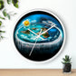 Flat Earth Wall clock