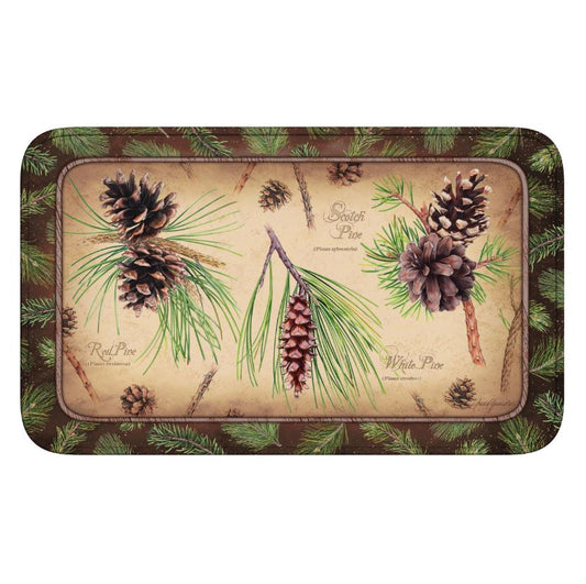 Pine Cone Memory Foam Mat