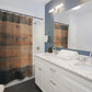 Shower Curtains 71x74 Wood Slates