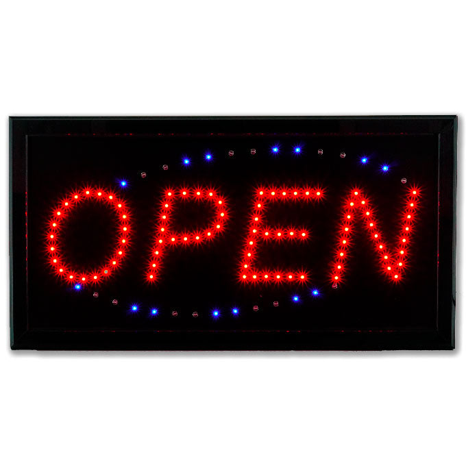 Open LED Sign 19x10