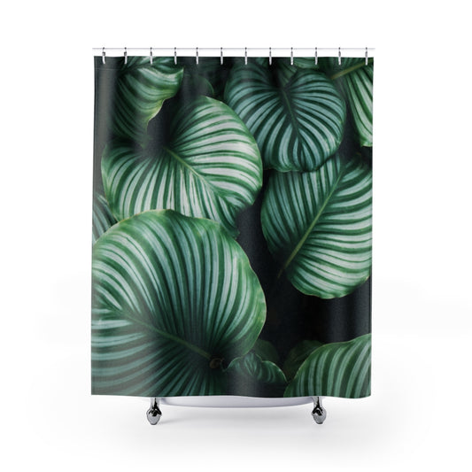 Shower Curtains 71x74 Green Leaf