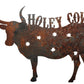 Rustic Metal Holey Cow Sign