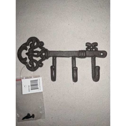 Skeleton Key Hook - Cast Iron 7.5"