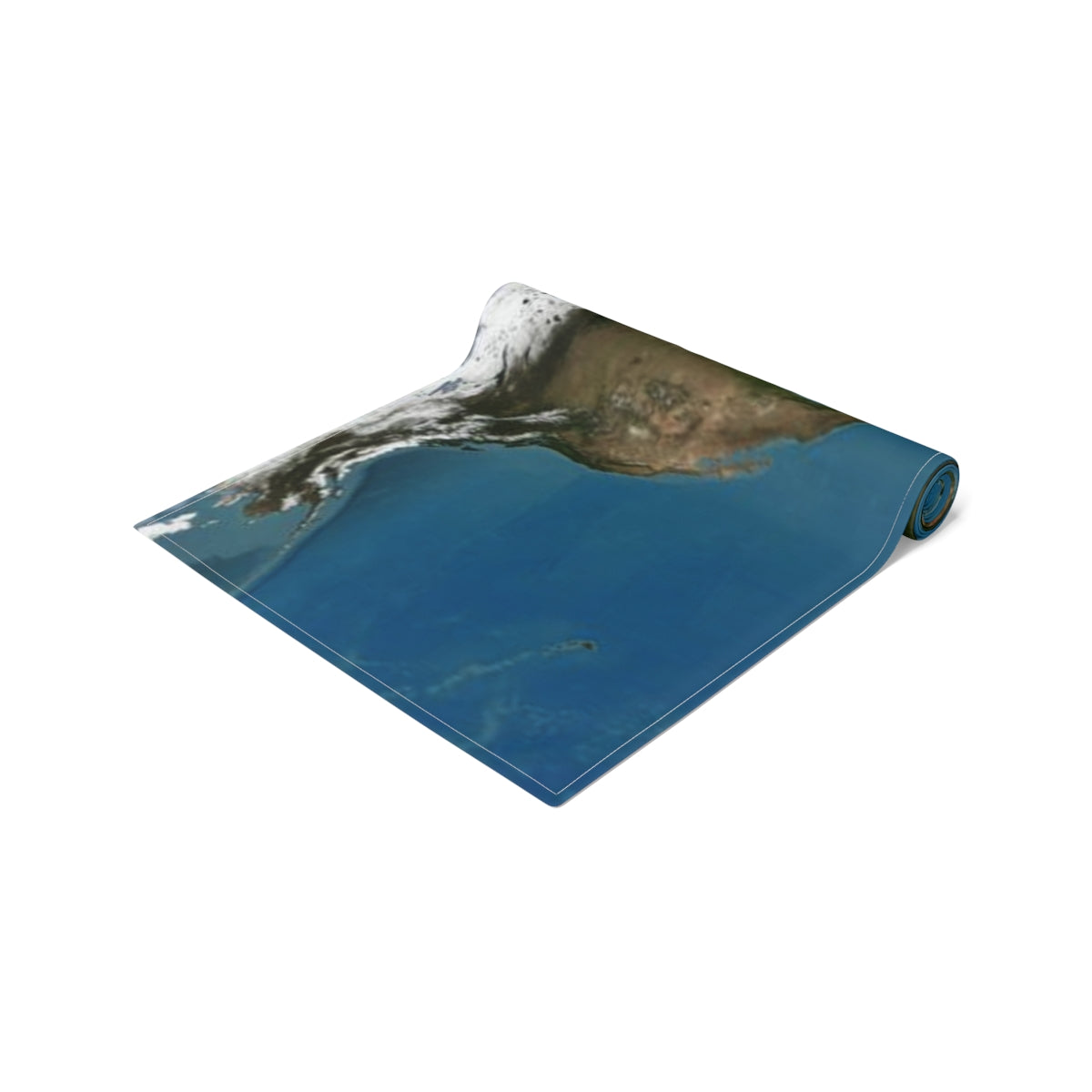Flat Earth Table Runner (Cotton, Poly)