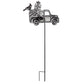 35.25"H Solar Twinkling Light Truck Stake