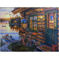 Bike Cabin Tempered Glass Cutting Board