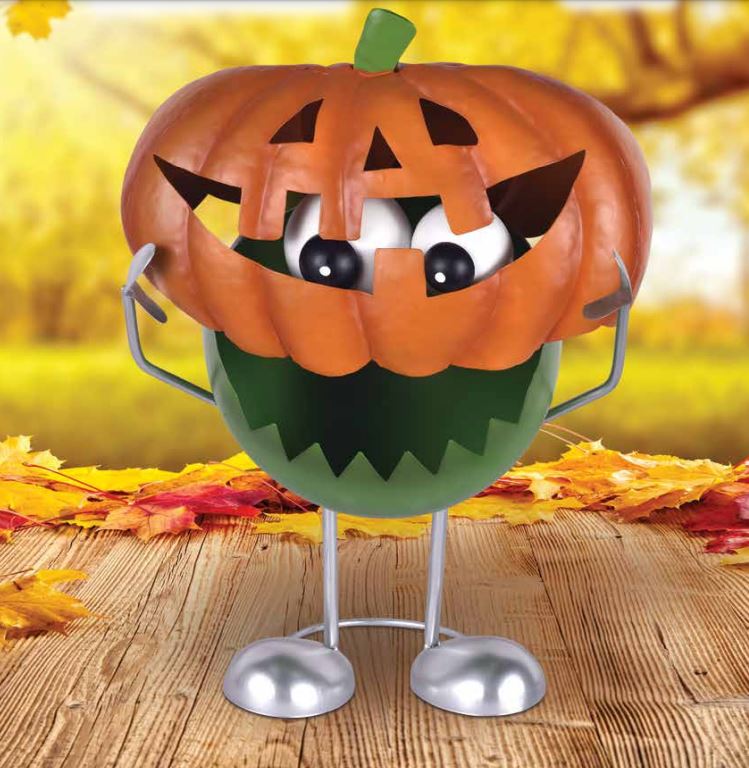 Pumpkin Monster Porch Sitter