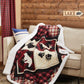 Diamond Bear - Quilted Fleece Lined Throw - 50x60"