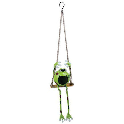 Swinging Froggy Solar Hanging Buddy 36"