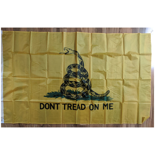 Gadsden Flag - Don't Tread on Me - 3'x5' w/grommets