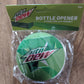 Mountain Dew Bottle Opener - Magnetic - 3.5" Diameter