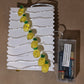 Mini Pineapple String Lights - Fairy Lights  5 Ft - 15 LED Bulbs - Magnetic