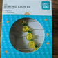 Mini Pineapple String Lights - Fairy Lights  5 Ft - 15 LED Bulbs - Magnetic