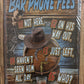 Bar Phone Fees - Large 12x17 - Tin Sign