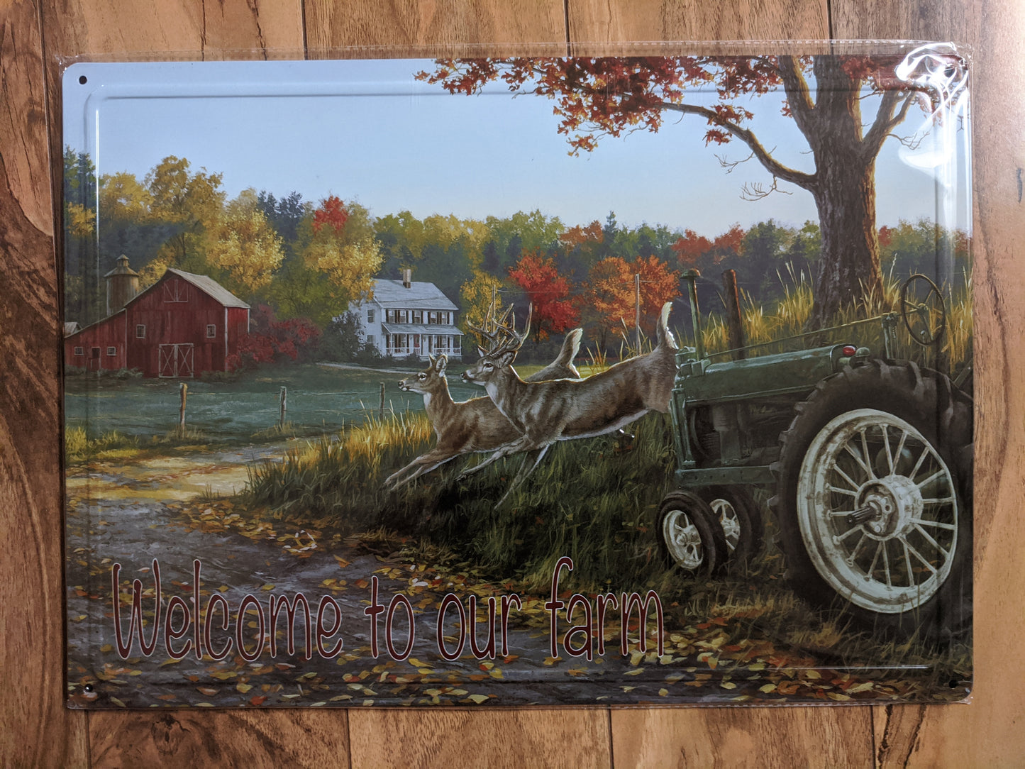 Welcome to our Farm - 12"x17" - Tin Sign