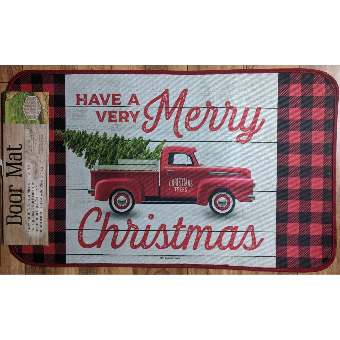 Red Truck - Have a Very Merry Christmas 30" x 17.7" Door Mat