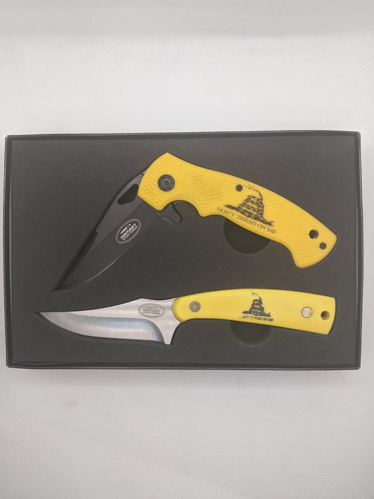 Don't Tread On Me 2 Piece Knife Set