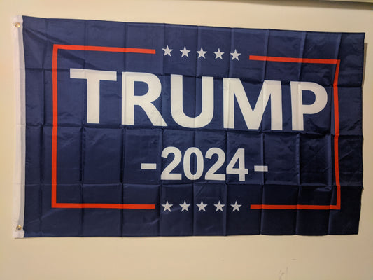 Trump 2024 3'x5' Flag with Grommets