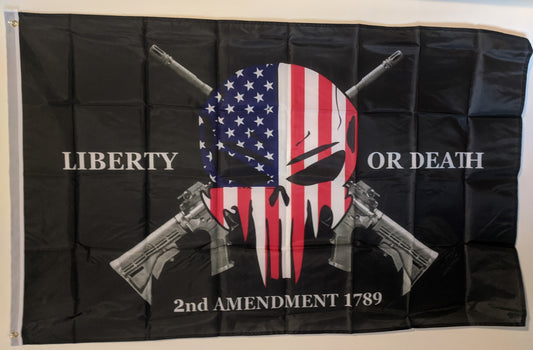 Liberty or Death 2nd Amendment 1789 3'x5' Flag with Grommets