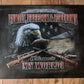 Family, Freedom and Firearms 12x17 Tin Sign