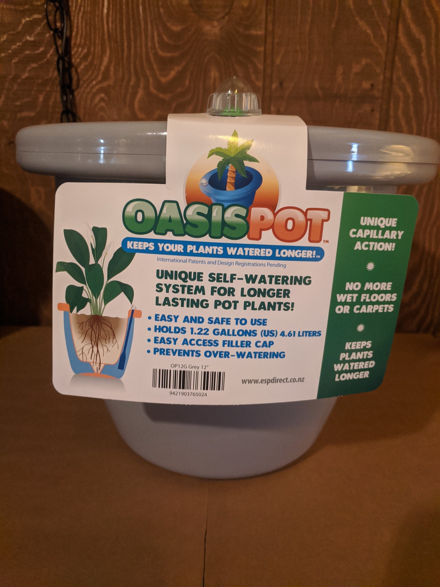 Oasis Self Watering 12" Flower Pot