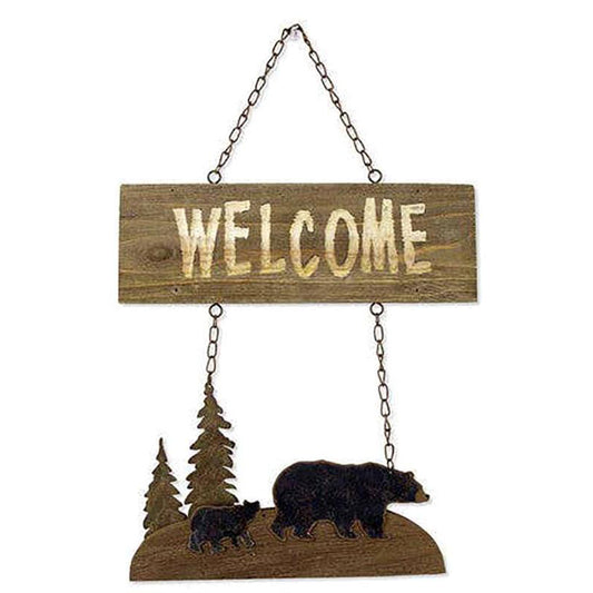 Bear Welcome Sign