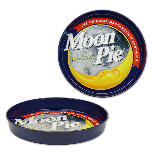 Moon Pie Serving Tray 13.5" Diameter Metal