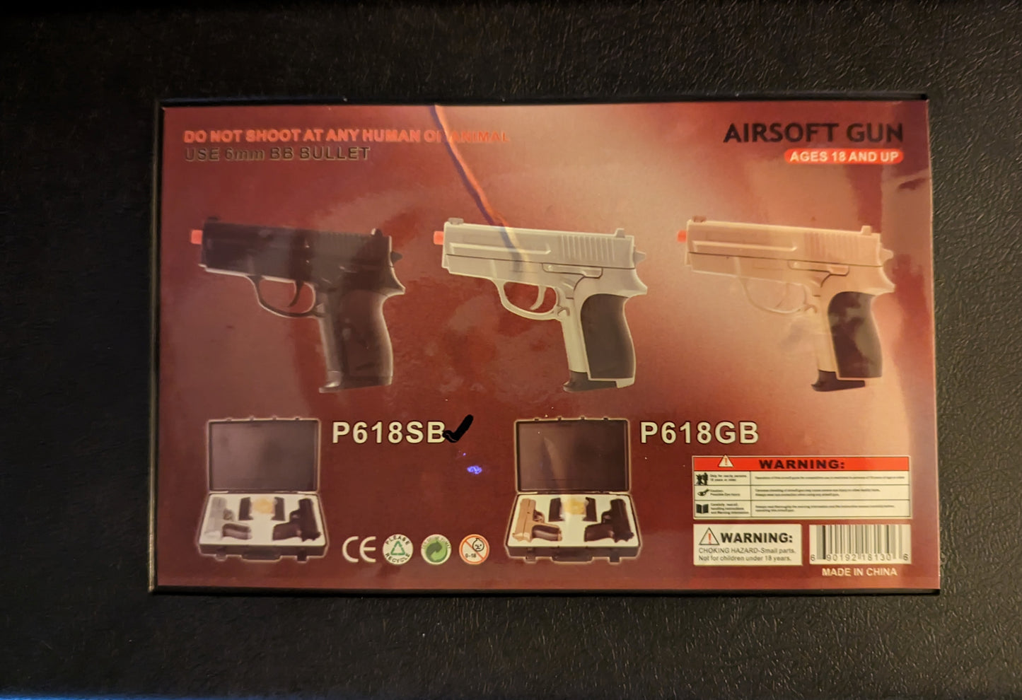 Airsoft Gun P618SB