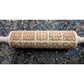 Boho Square Rolling Pin with Cookie Cutters