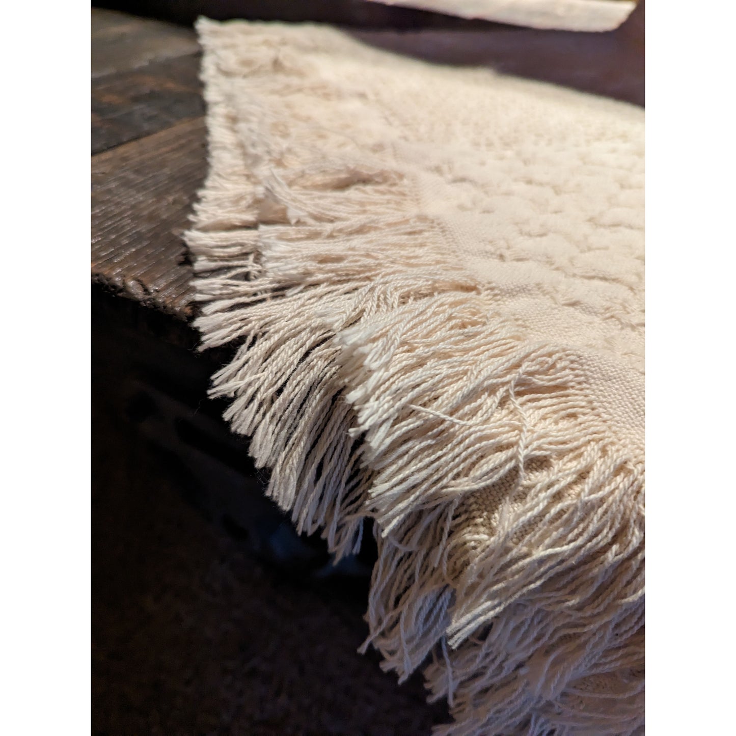 Textured Block Woven Throw - 46x60