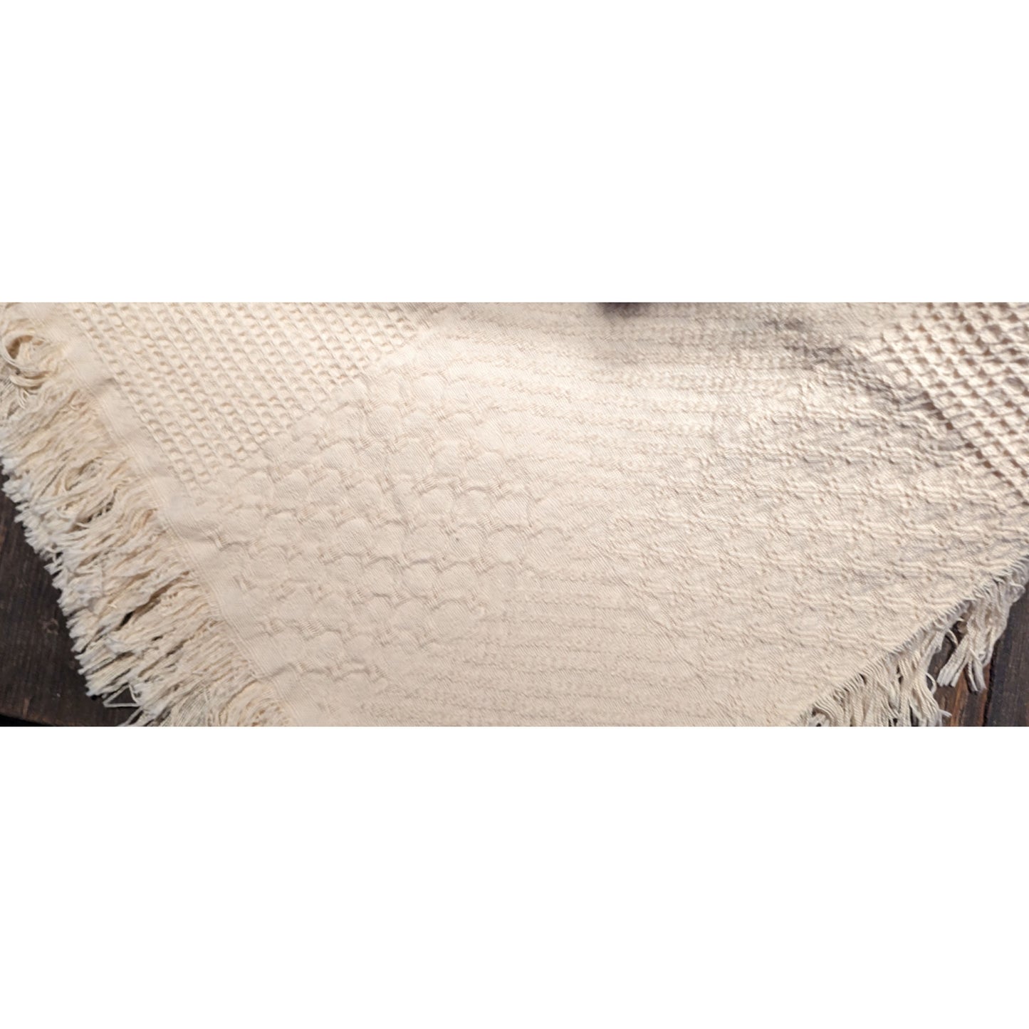 Textured Block Woven Throw - 46x60