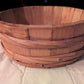 Folk Art Barrel Diorama - 9" - Old Lady by the Fire