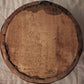 Folk Art Barrel Diorama - 9" - Old Lady by the Fire
