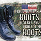 Proud to Wear My Boots - 12x17" - Tin Sign