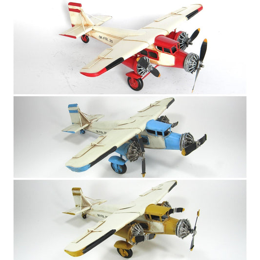 Metal Model Airplane Decor