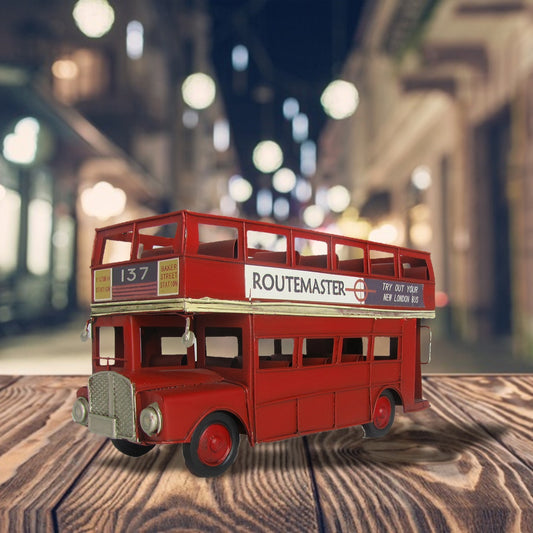 Red London Bus Model