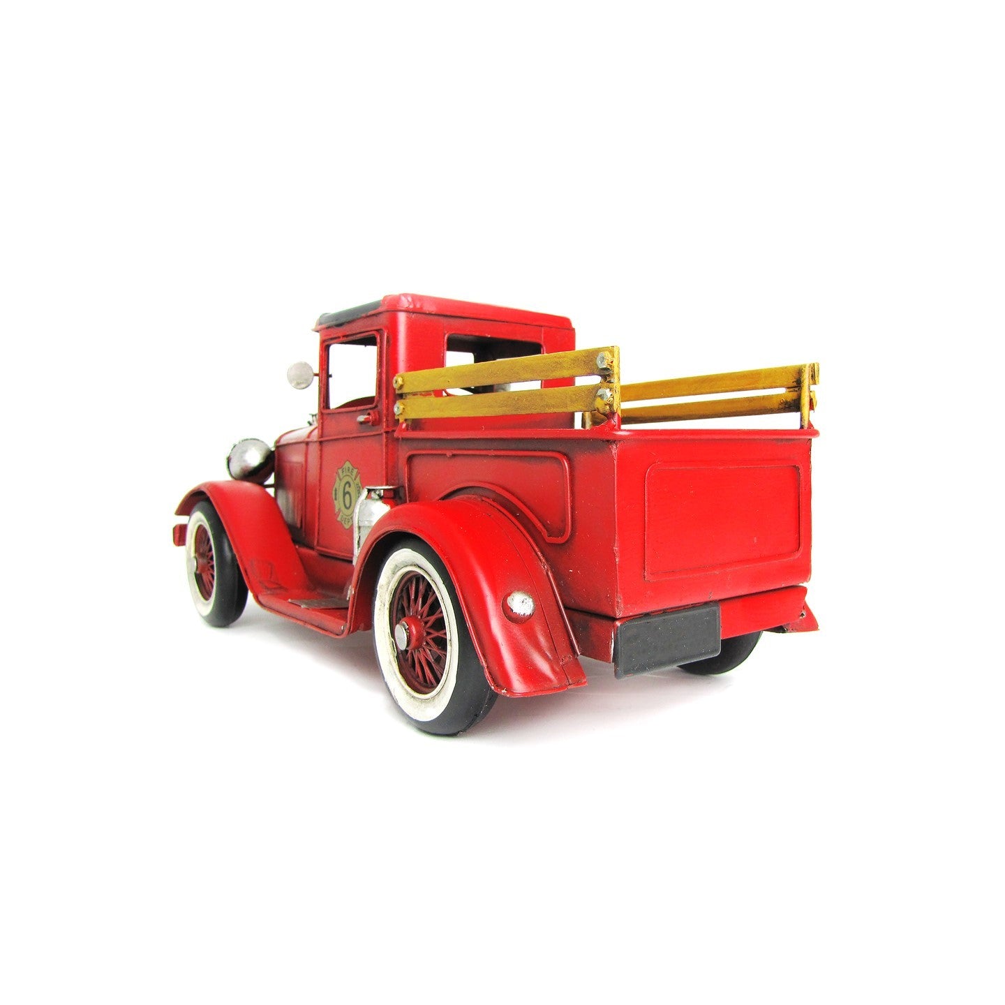 12.6" Antique Style Model American Fire Truck