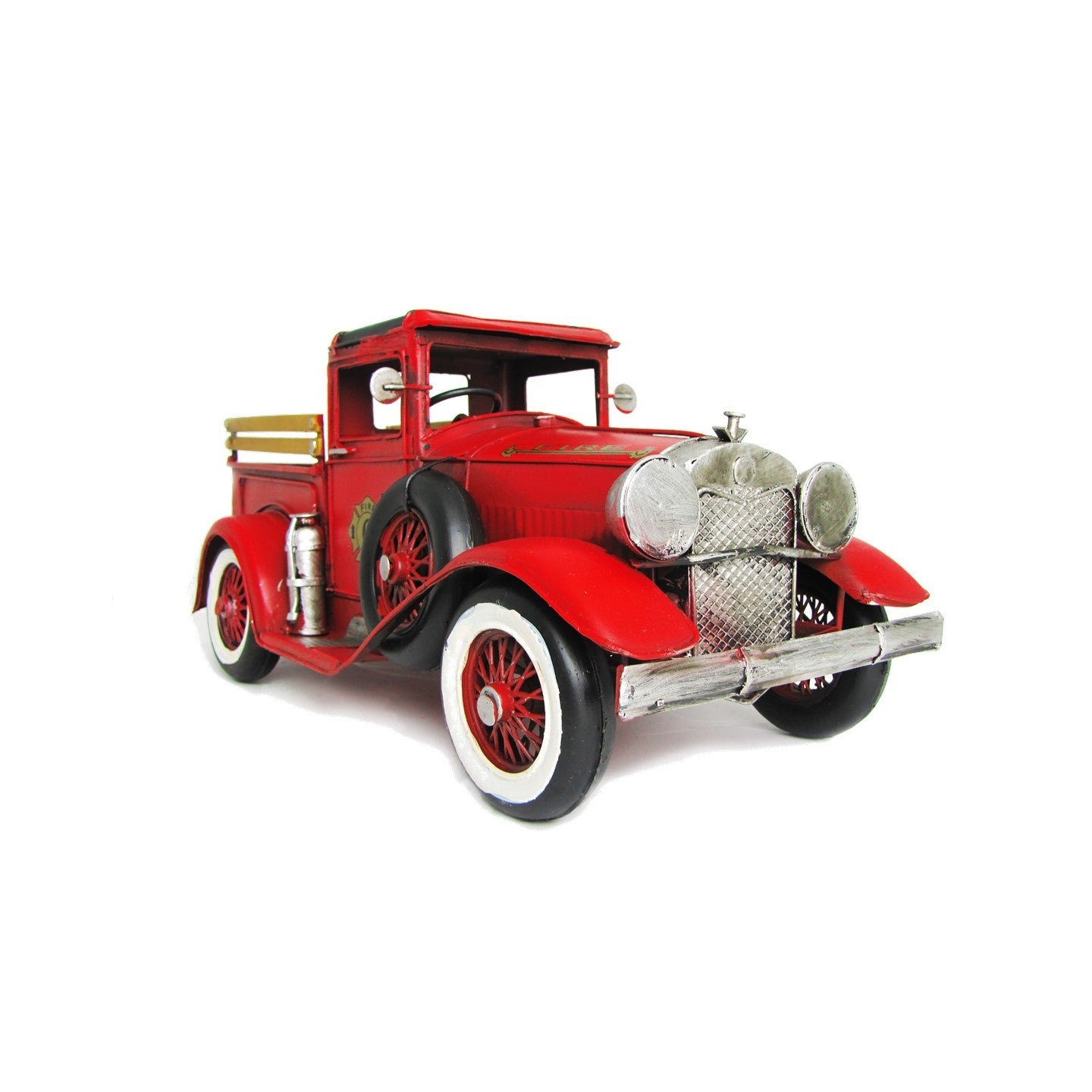 12.6" Antique Style Model American Fire Truck