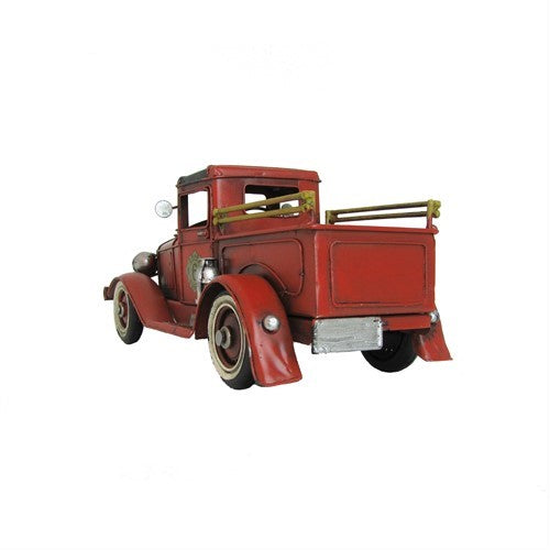 11.5" Antique Style Model American Fire Truck