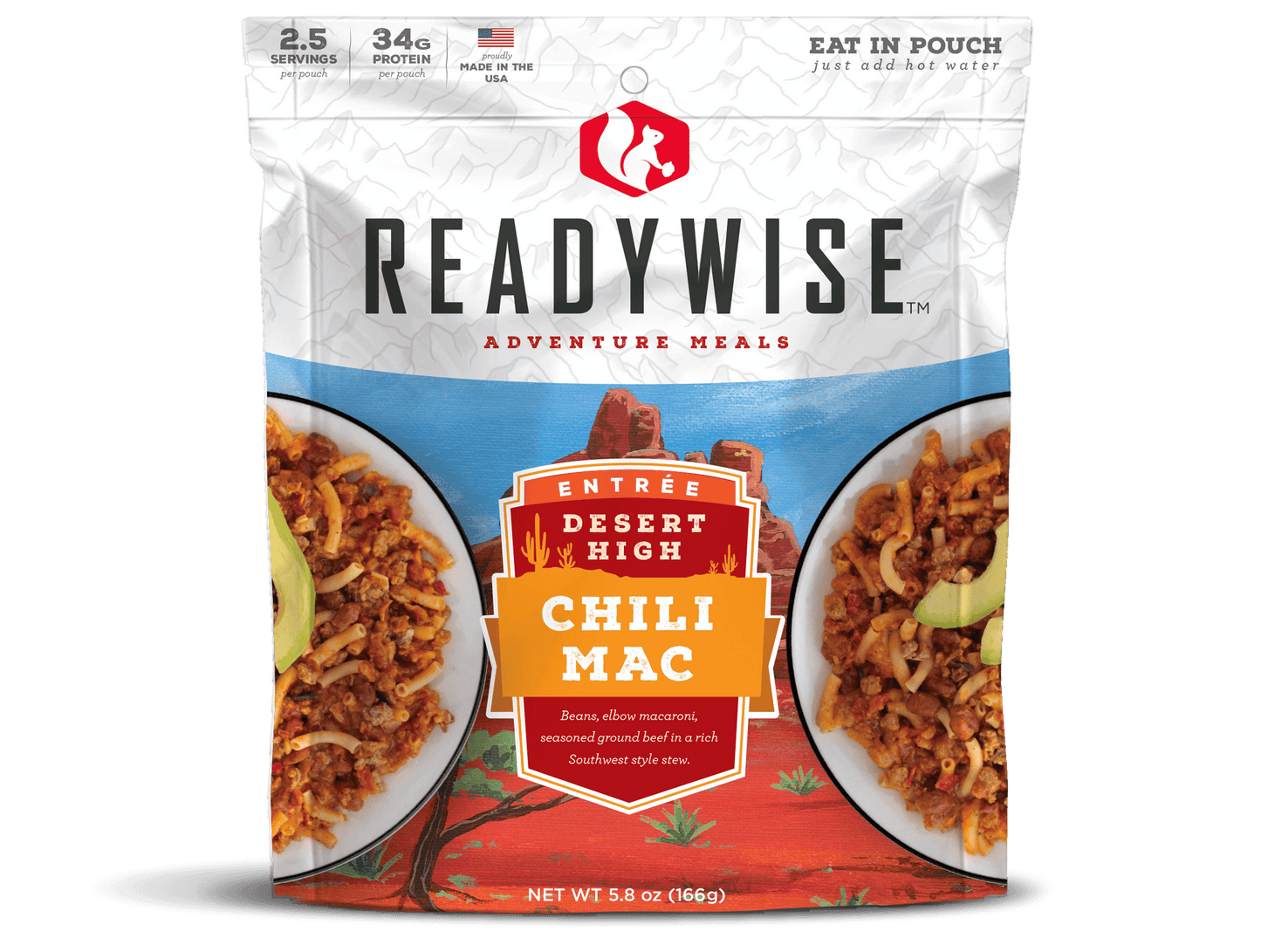 6 CT Case Desert High Chili Mac with Beef