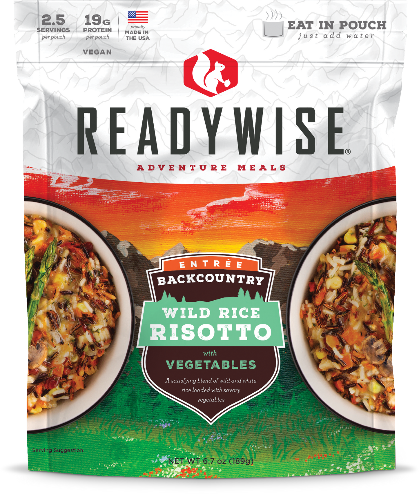 6 CT Case Backcountry Wild Rice Risotto with Vegetables
