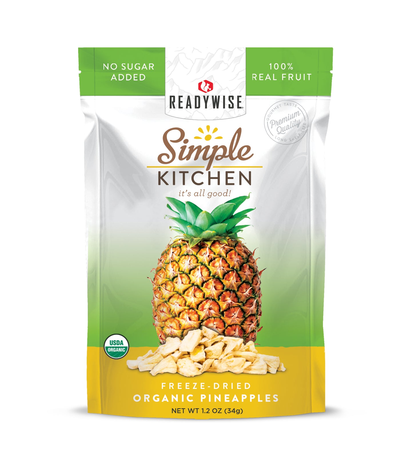 Simple Kitchen Organic Freeze-Dried Pineapples - 6 Pack